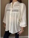Blouse écru CLAUDIA